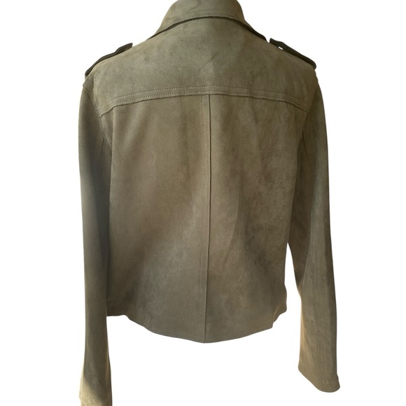 Philosophy Olive Leather Jacket - Picture 4 of 8